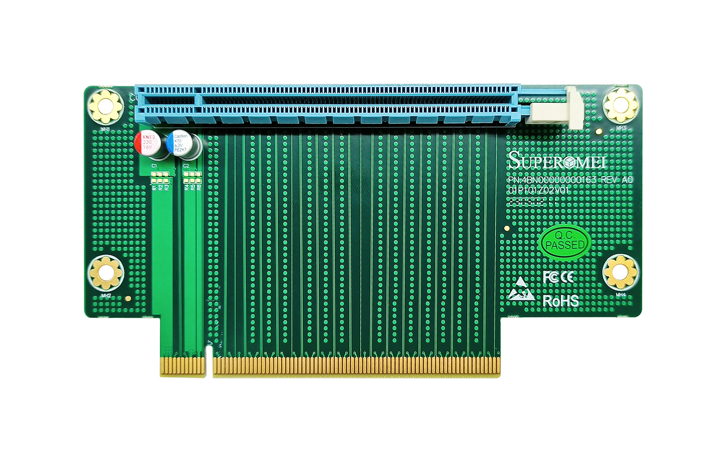 2U PCIEX16 riser card